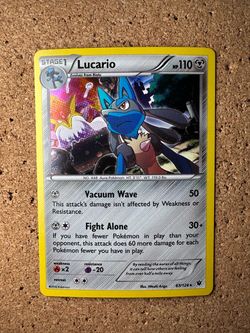 Lucario (Cosmos Holo) 063/124 Promo Miscellaneous Cards & Products Pokemon NM