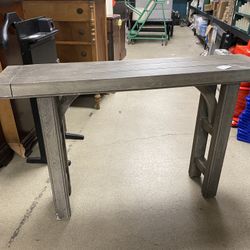 Gray Console Table