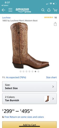 Lucchese men’s western boots 1883