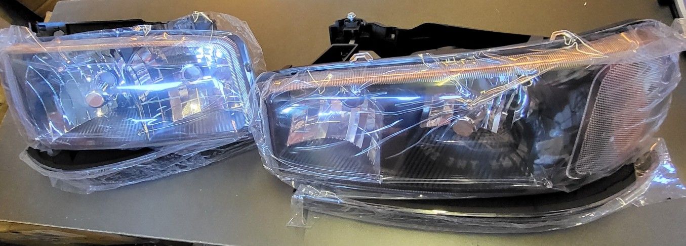 gmc head lights 2000 - 2006