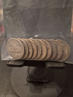 LOT OF 10 - SILVER WAR NICKELS