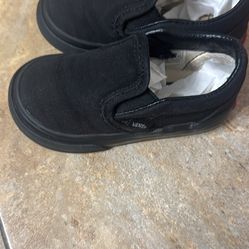 Vans toddler slip ons size 5