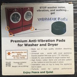Vibrafix Anti-Vibration Pads For Washer And Dryer 