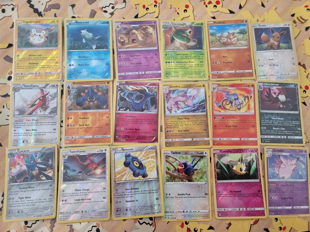 Pokemon Holo Cards - 50 Different Sets