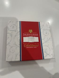 The White House Historical Association Christmas Ornaments 2001 And 2002