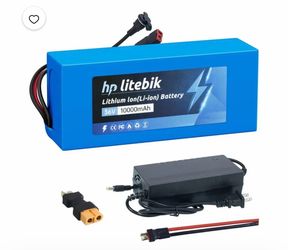 36V 10AH Battery 36V Lithium-ion Ebike Battery with BMS Compatible for 200W-750W Motors Adult Electric Bikes