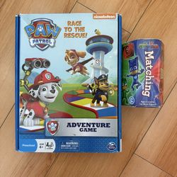 Paw patrol, PJ Masks Toddler Board Game 