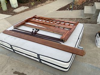 Bed with bed frame all for $20