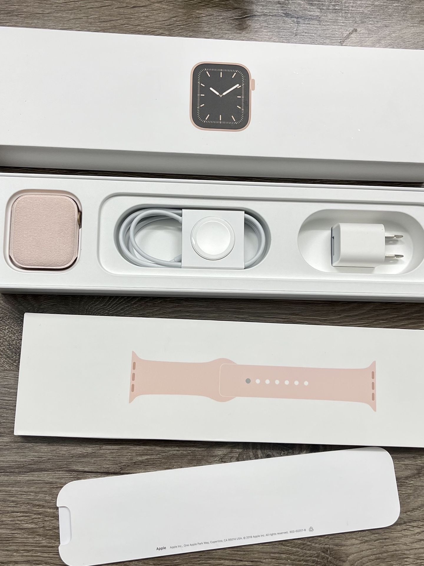 Apple Watch 5th Gen 44MM Rose Gold Like New In Box