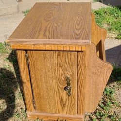 Solid Wood End Table