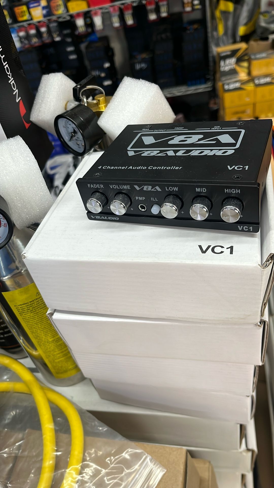 Car Auto Pre Amp EQ 4 Channel