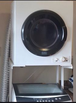 Decker dryer w/washer and stand