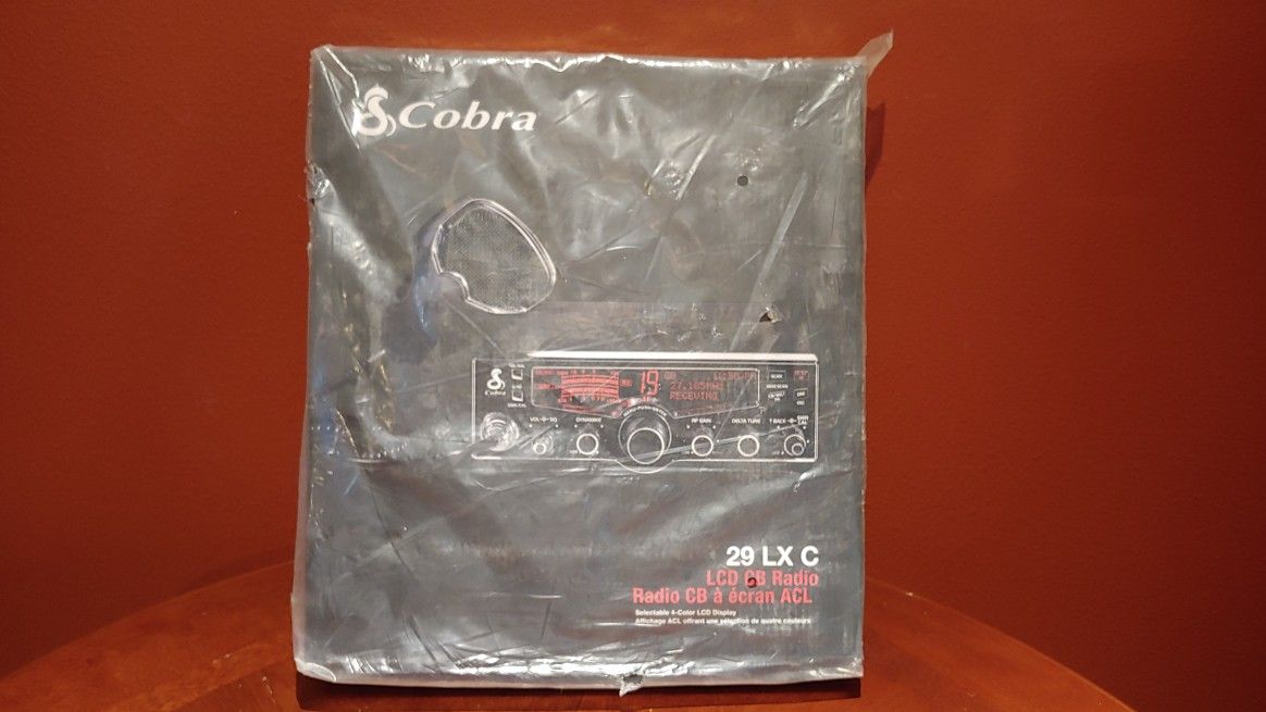 Brand New Cobra 29 LX LCD CB Radio W/ 4 Different LCD Colors