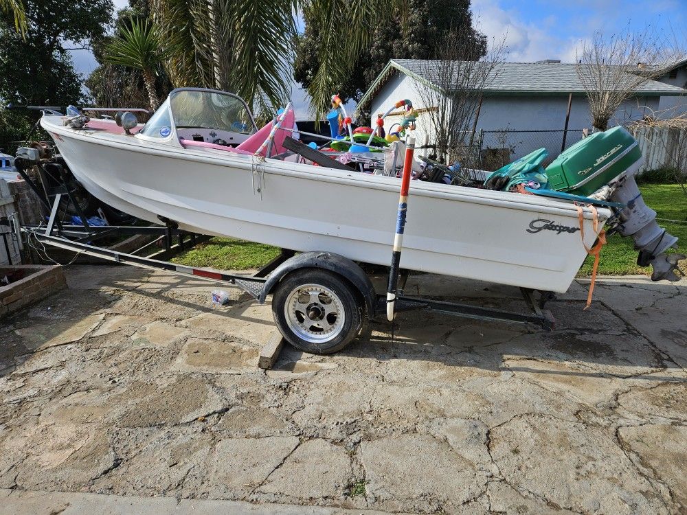Boat And Trailer