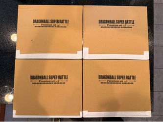 Dragon Ball Super Battle Premium Set Vol. 1-4 Sealed Complete Set