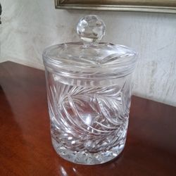 Lead Crystal Canister