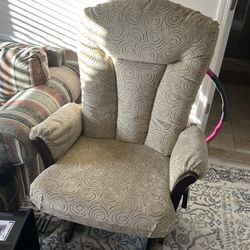 Duralier Glider W Ottaman - Great Shape - Great Deal 