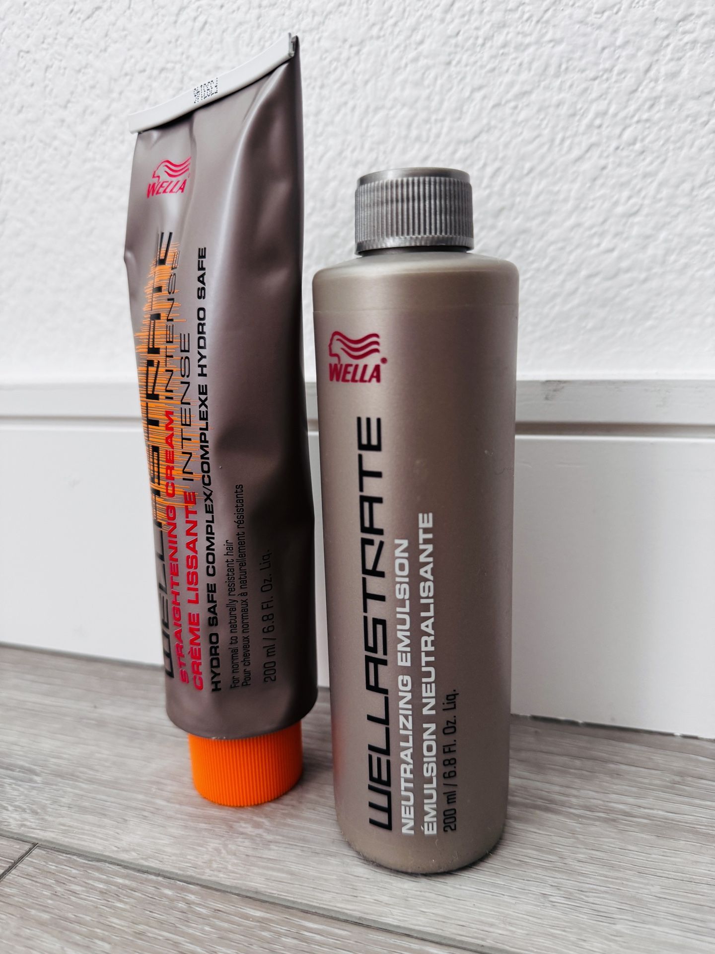 Wellastrate straightening Cream And neutralizer