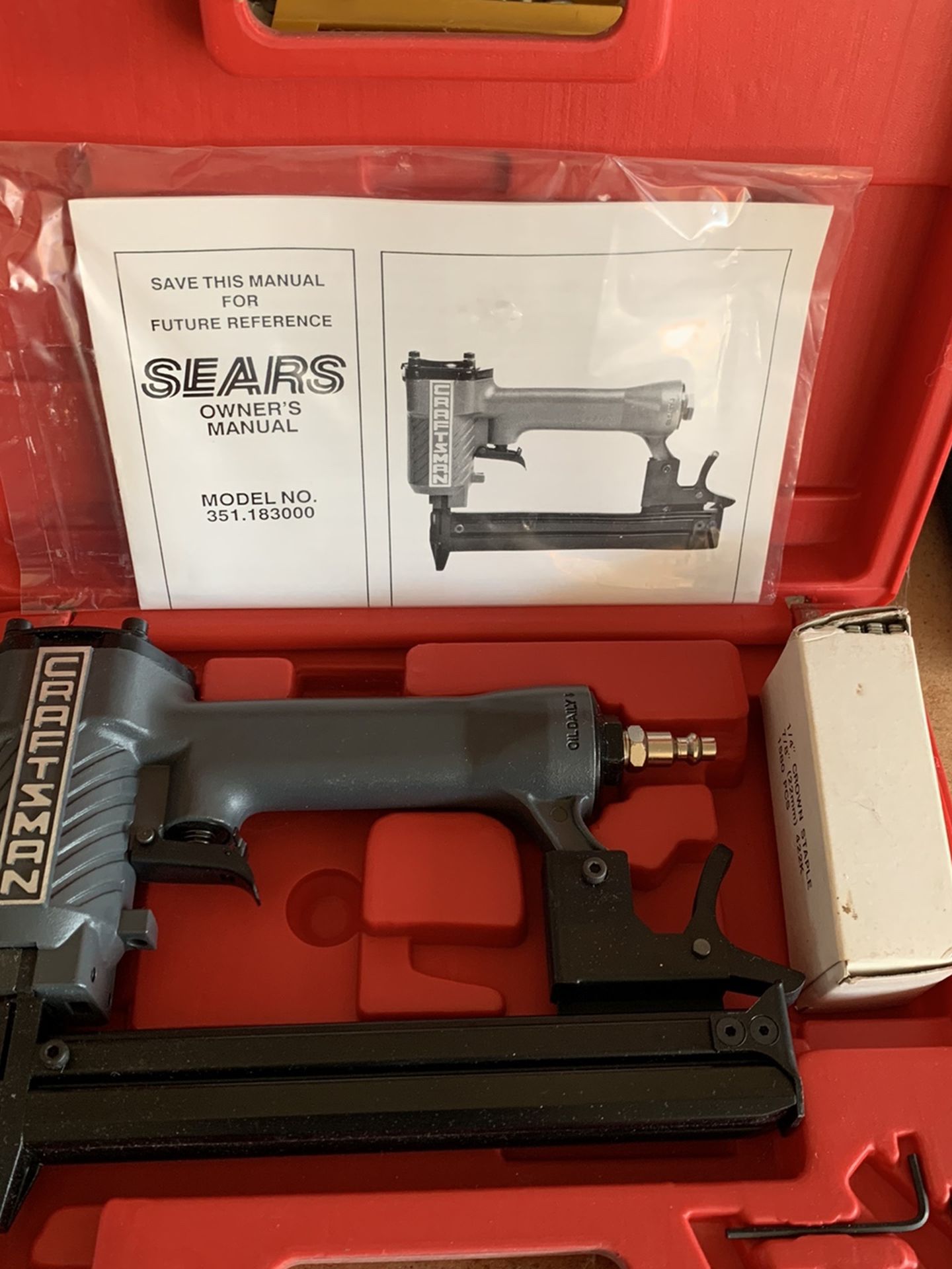 Craftsmen Staplegun Model 351