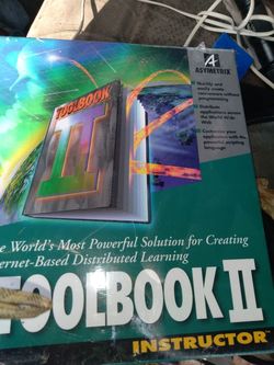 Toolbook II make course work online ez new unopened