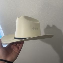 Laredo straw hat telar tail crown 100x sinaloa white