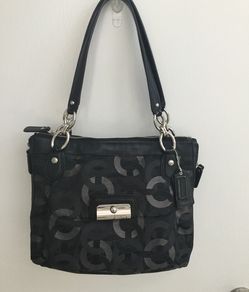 Coach black pocketbook