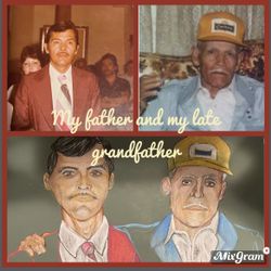 Hand Drawn Portrait Of Loved Ones