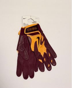 Nike Alpha Elite Batting Gloves Size Medium (READ)