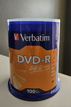 Verbatim DVD-R Life Series 100 Pack