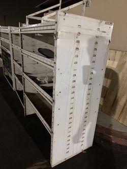 Weather guard Shelving Units 4 Total