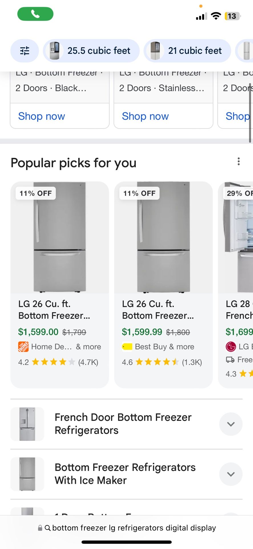 Refrigerator LG