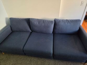 Blue couch