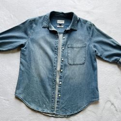 Universal Thread Light Blue Denim Jacket Size S Classic Fit
