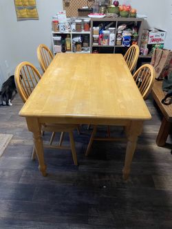 Table and chairs