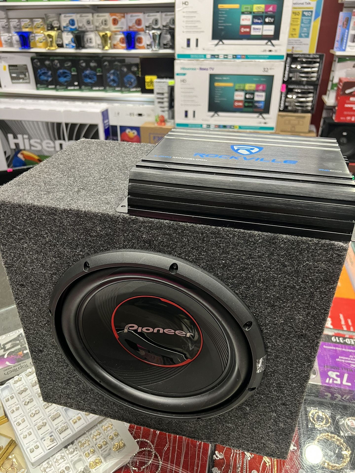 PIONEER BASE AND AMP JUST $129