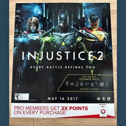 Batman Video Game Poster 