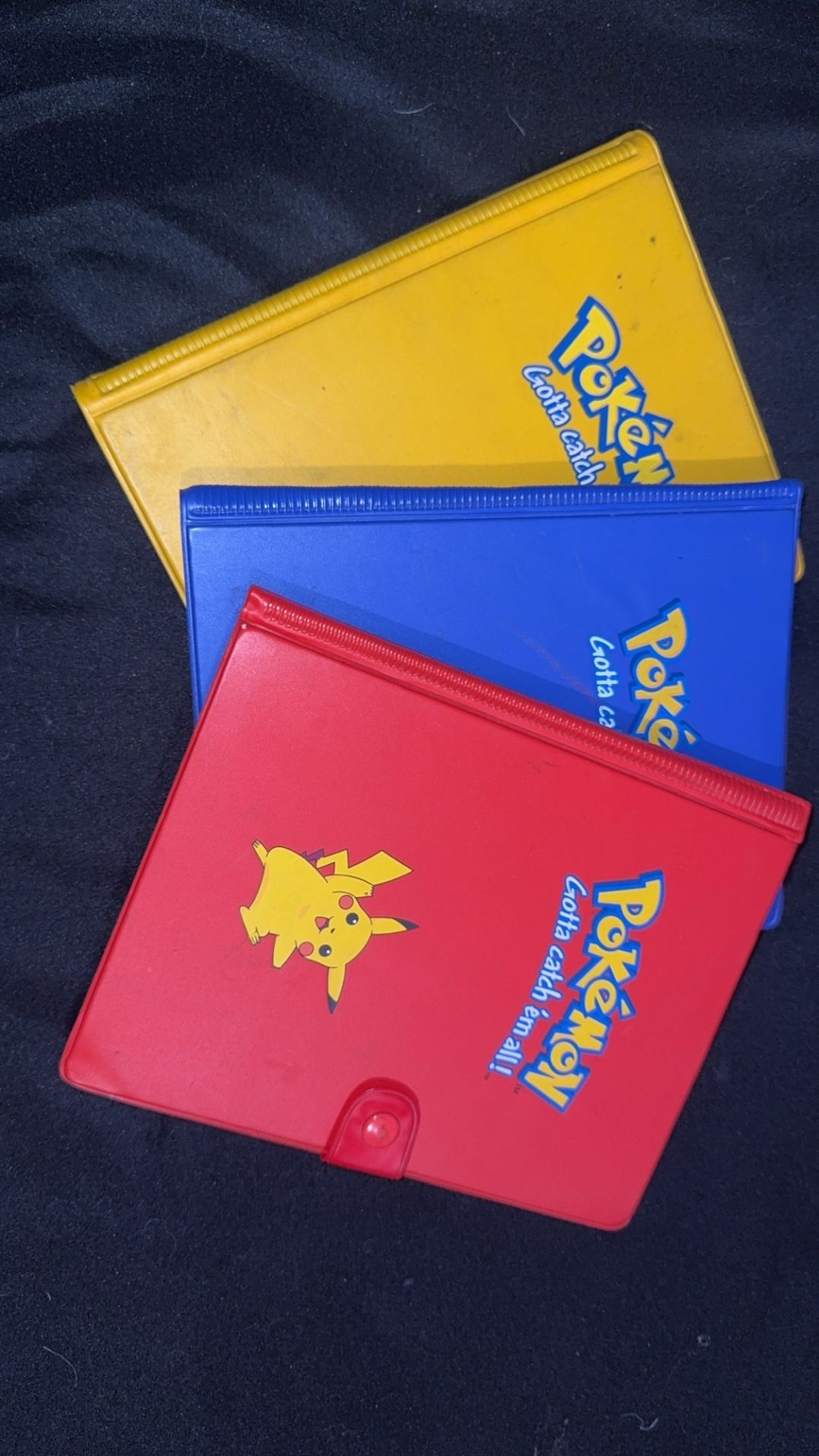 Vintage 1999 Pokemon Binders