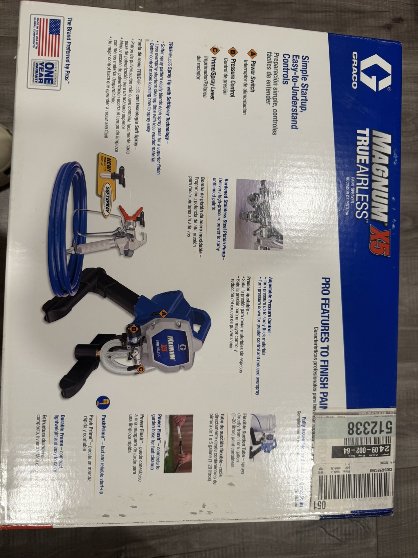 Graco Magnum X5 Paint Sprayer – Brand New in Box – $300