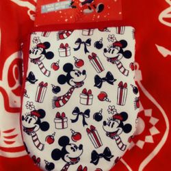 Mickey Mouse Oven Gloves Christmas 