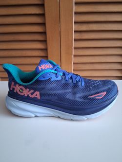 Hoka Clifton 9 Bellweather Blue Women's Running Shoe * Size: 8.5B