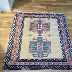 Antique Persian Silk Kilim