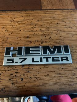 OEM Hemi truck badge