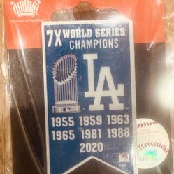 Collector Item Authentic Dodger Champion Hat Pin 7x