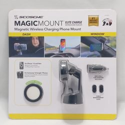 Scosche MagicMount Elite Charge Magnetic Wireless Charging Phone Mount