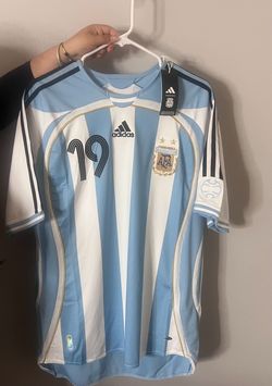 Authentic Adidas Argentina 2006 Messi #19 Home Jersey Size M