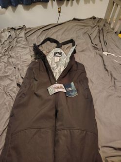New insulated bib overalls large