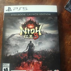 Nioh 3 PS5 steelbook