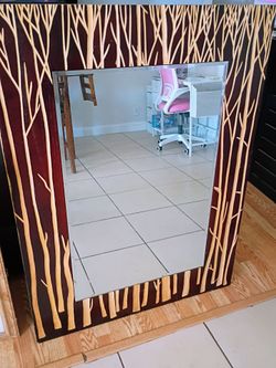 Huge wall mirror