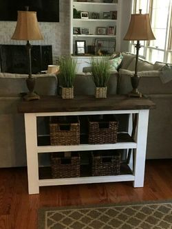 Fresh built entryway tables on sale now!