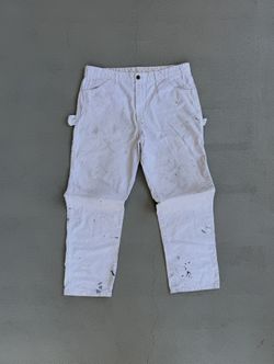 Dickies White Carpenter Pants